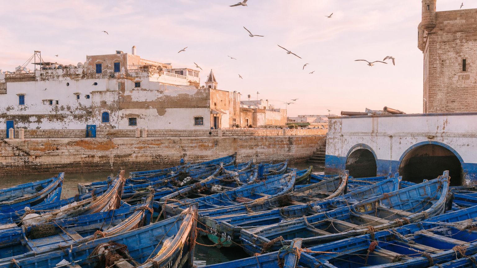 Port et remparts d'Essaouira